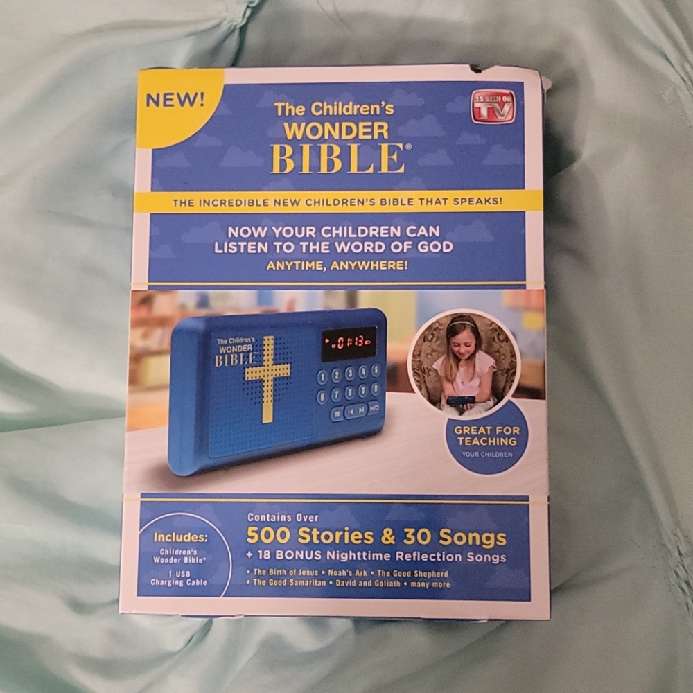 Children's Wonder Bible player.